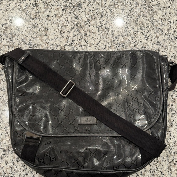 GUCCI IMPRIME MESSENGER BAG PVC - Picture 15 of 15